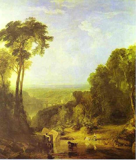 Joseph Mallord William Turner Crossing the Brook by J. M. W. Turner Sweden oil painting art